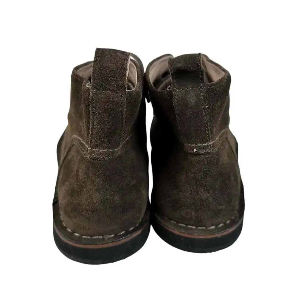 Andrew Marc Dorchester Brown Suede Chukka Boots Lace Up Ankle Men 10.5